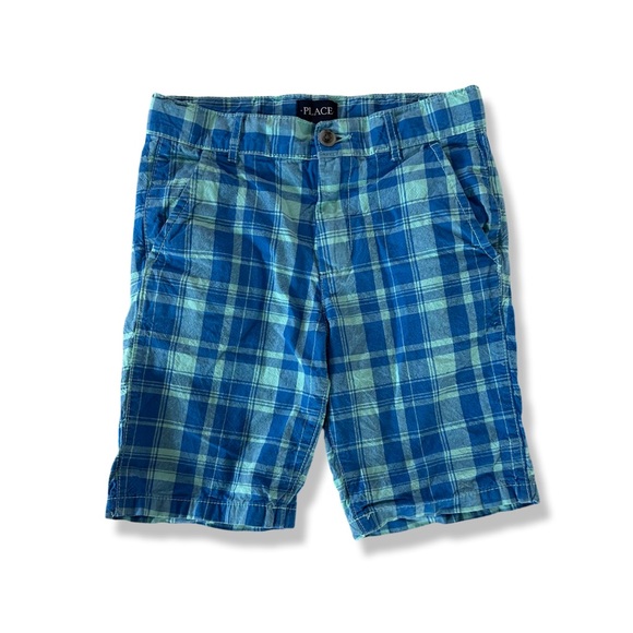 The Children's Place Other - The Children’s Place Blue Plaid Shorts
